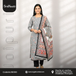 Joipuri cotton fabric Dark Burgundy MJ190510, soft and breathable textile