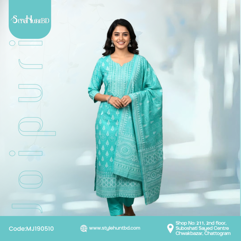 Joipuri cotton fabric MJ190510 for summer wear