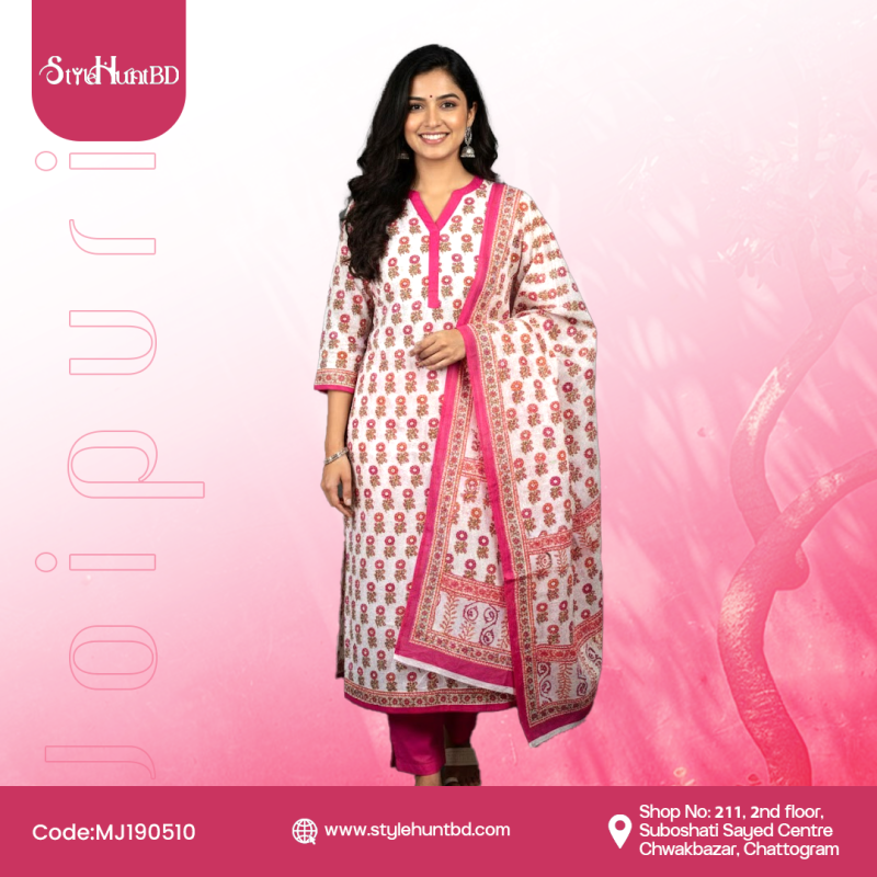 Joipuri cotton MJ190510 fabric for elegant and comfortable attire