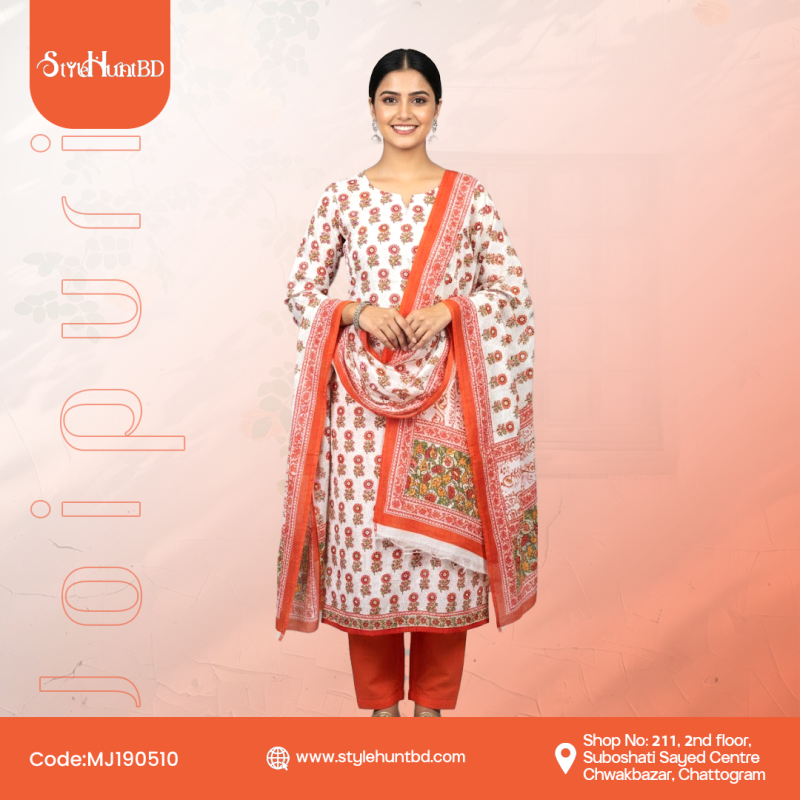 Lightweight Joipuri cotton fabric MJ190510 for daily wear