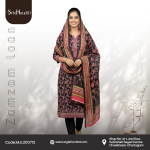 Jam Jam Loan vintage brown 3 piece cotton dress made from breathable cotton fabric with a simple and modest design.