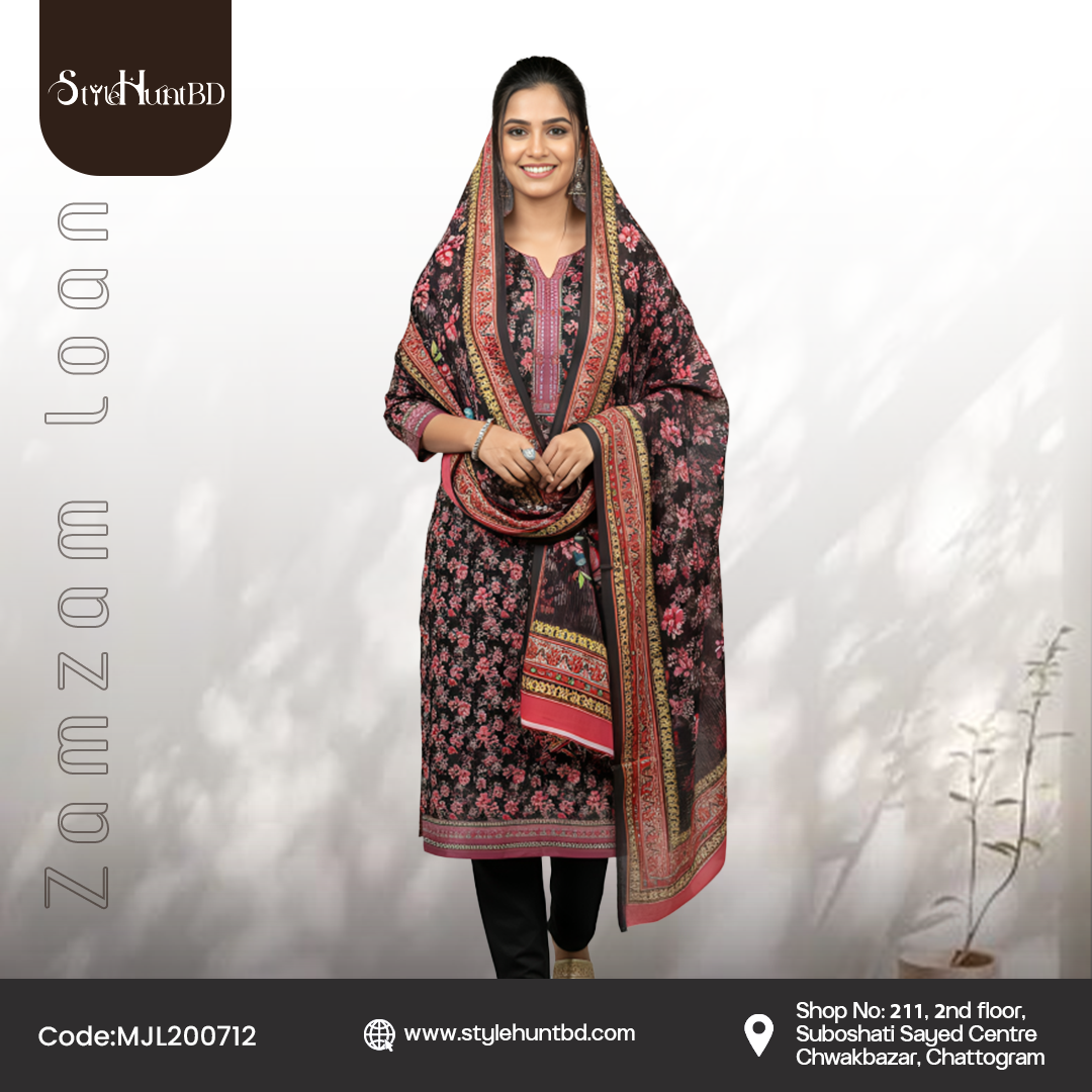 Vintage Brown Jam Jam Loan vintage brown 3 piece cotton dress made from breathable cotton fabric with a simple and modest design.