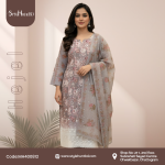 Warm Taupe Mauve cotton 3-piece dress with simple, comfortable, and stylish design