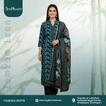 Jam Jam Loan deep ocean teal 3 piece cotton dress made from breathable cotton fabric with a simple and modest design.